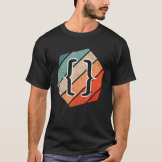Vintager Webentwickler CSS Javascript und HTML 5 T-Shirt