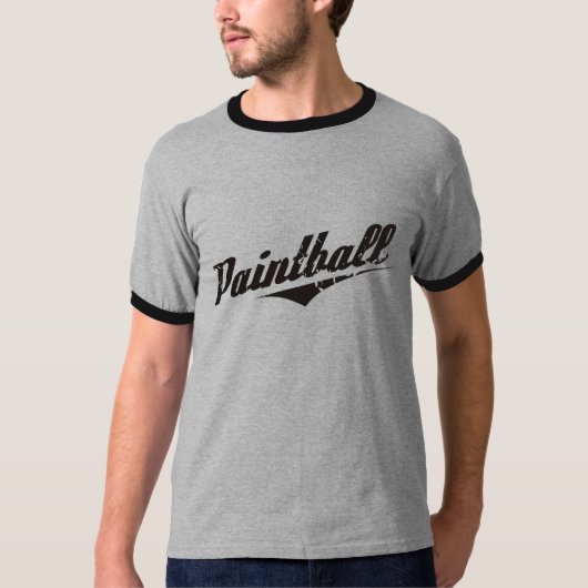Vintager Weckerpaintball-T - Shirt (Vorderseite)