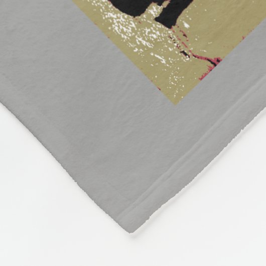 Vintager Weg 66 Fleecedecke (Ecke)