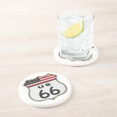 Vintager Weg 66 Untersetzer (Seite)