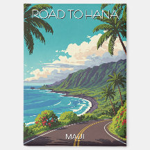 Vintager Weg nach Hana Maui Hawaii