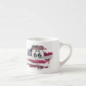 Vintager Weg US 66 Espressotasse (Rechts)