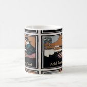 Vintager weiblicher Text hinzufügen Kaffeetasse (Mittel)