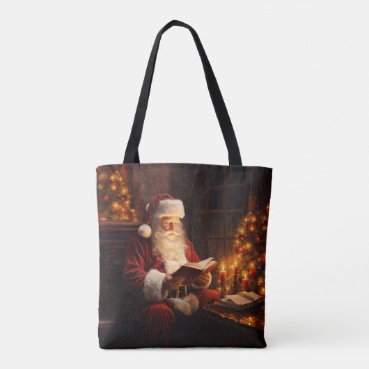 Vintager Weihnachts-Leser Tasche (Rückseite)