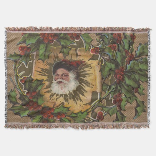 Vintager Weihnachtsanfang Decke (Vorderseite)
