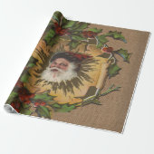 Vintager Weihnachtsanfang Geschenkpapier (Ungerollt)