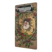 Vintager Weihnachtsanfang Mini Klemmbrett (Gewinkelt2)