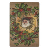 Vintager Weihnachtsanfang Mini Klemmbrett (Rückseite)