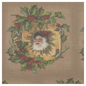 Vintager Weihnachtsanfang Stoff (Nahaufnahme)