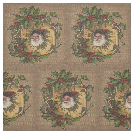 Vintager Weihnachtsanfang Stoff (Muster)