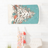 Vintager Weihnachtsbaum Banner (Insitu)