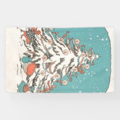Vintager Weihnachtsbaum Banner (Horizontal)