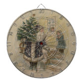 Vintager Weihnachtsbaum Dartscheibe (vorne)