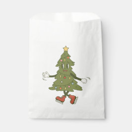 Vintager Weihnachtsbaum der 60er Jahre Geschenktütchen