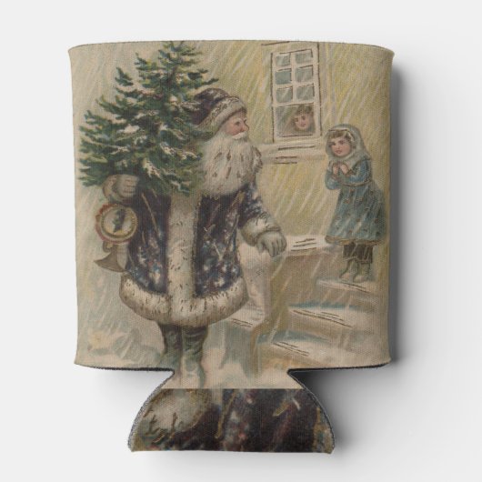 Vintager Weihnachtsbaum Dosenkühler (Rückseite)