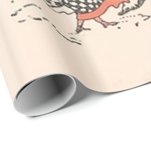 Vintager Weihnachtsbaum Geschenkpapier (Rolleneckpunkt)