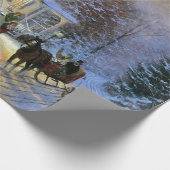 Vintager Weihnachtsbaum Geschenkpapier (Ecke)