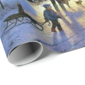 Vintager Weihnachtsbaum Geschenkpapier (Rolleneckpunkt)