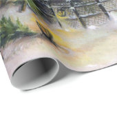 Vintager Weihnachtsbaum Geschenkpapier (Rolleneckpunkt)