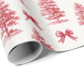 Vintager Weihnachtsbaum Geschenkpapier (Rolleneckpunkt)