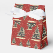 Vintager Weihnachtsbaum Geschenkschachtel (Vorderseite)