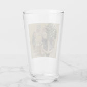 Vintager Weihnachtsbaum Glas (Rückseite)