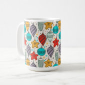 Vintager Weihnachtsbaum Kaffeetasse (Vorderseite Links)