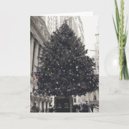 Vintager Weihnachtsbaum Karte