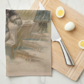 Vintager Weihnachtsbaum Küchentuch (Viertel Falte)