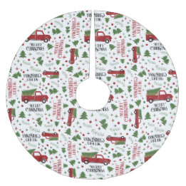 Vintager Weihnachtsbaum Polyester Weihnachtsbaumdecke