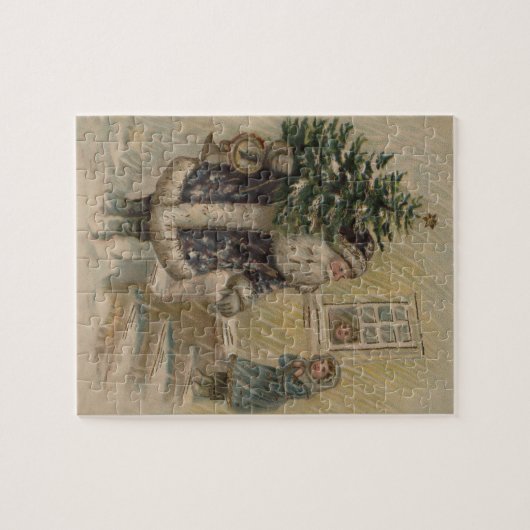 Vintager Weihnachtsbaum Puzzle (Horizontal)