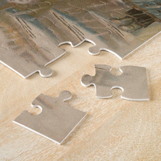 Vintager Weihnachtsbaum Puzzle (Seite)