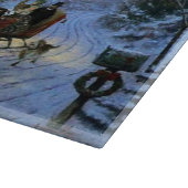 Vintager Weihnachtsbaum Schneidebrett (Ecke)