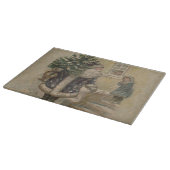 Vintager Weihnachtsbaum Schneidebrett (Ecke)