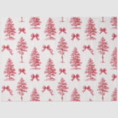 Vintager Weihnachtsbaum Seidenpapier (Vorderseite)