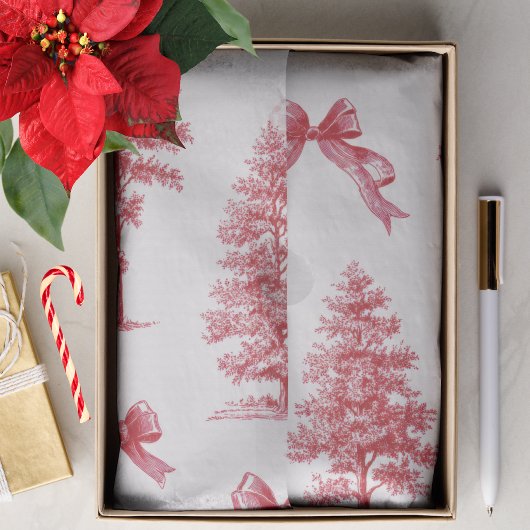Vintager Weihnachtsbaum Seidenpapier