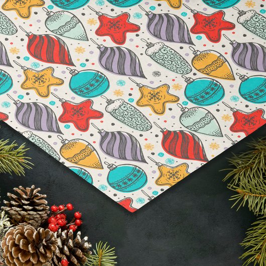 Vintager Weihnachtsbaum Seidenpapier