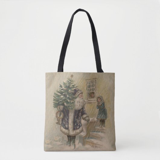 Vintager Weihnachtsbaum Tasche (Vorderseite)
