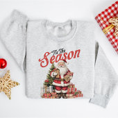 Vintager Weihnachtsbaum und Christbaum Sweatshirt