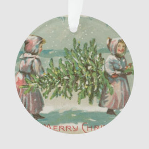 Vintager Weihnachtsbaumausschnitt Ornament