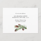 Vintager Weihnachtsbaumwagen Rustikaler Verkehr Ankündigung (Rückseite)