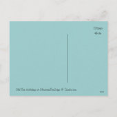 Vintager Weihnachtsblitz - Postkarte (Rückseite)