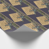 Vintager Weihnachtsbrief Geschenkpapier (Ecke)