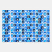 Vintager Weihnachtsbrief Geschenkpapier Set (Vorderseite 2)