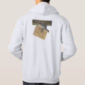 Vintager Weihnachtsbrief Hoodie (Rückseite)