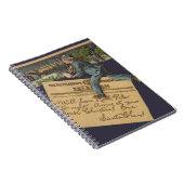 Vintager Weihnachtsbrief Notizblock (Rechte Seite)