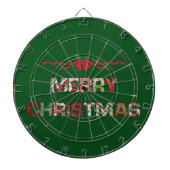 Vintager Weihnachtsfeiertag Dartscheibe (vorne)