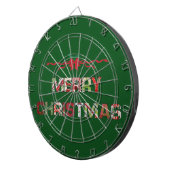 Vintager Weihnachtsfeiertag Dartscheibe (Vorderseite rechts)
