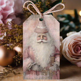 Vintager Weihnachtsfeiertag Geschenkanhänger