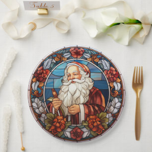 Vintager Weihnachtsfeiertag - Imitate Pappteller